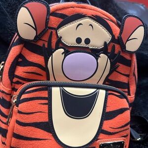 Loungefly Orange and Black Tigger Striped Bag